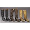 Image 1 : VINTAGE COWBOY BOOTS AND SPURS: a) High top b