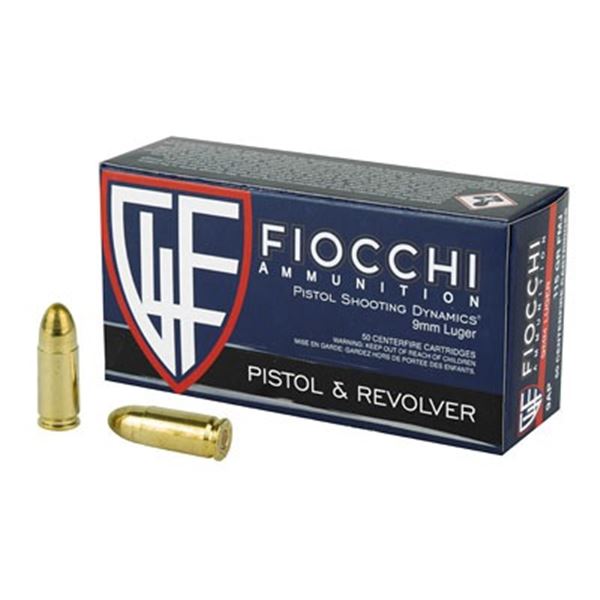 FIOCCHI 9MM 115GR FMJ - 100 RDS