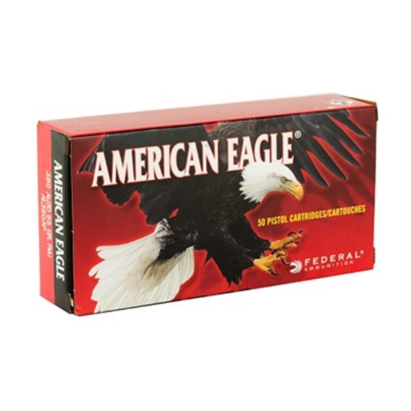FED AM EAGLE 380ACP 95GR FMJ - 100 RDS