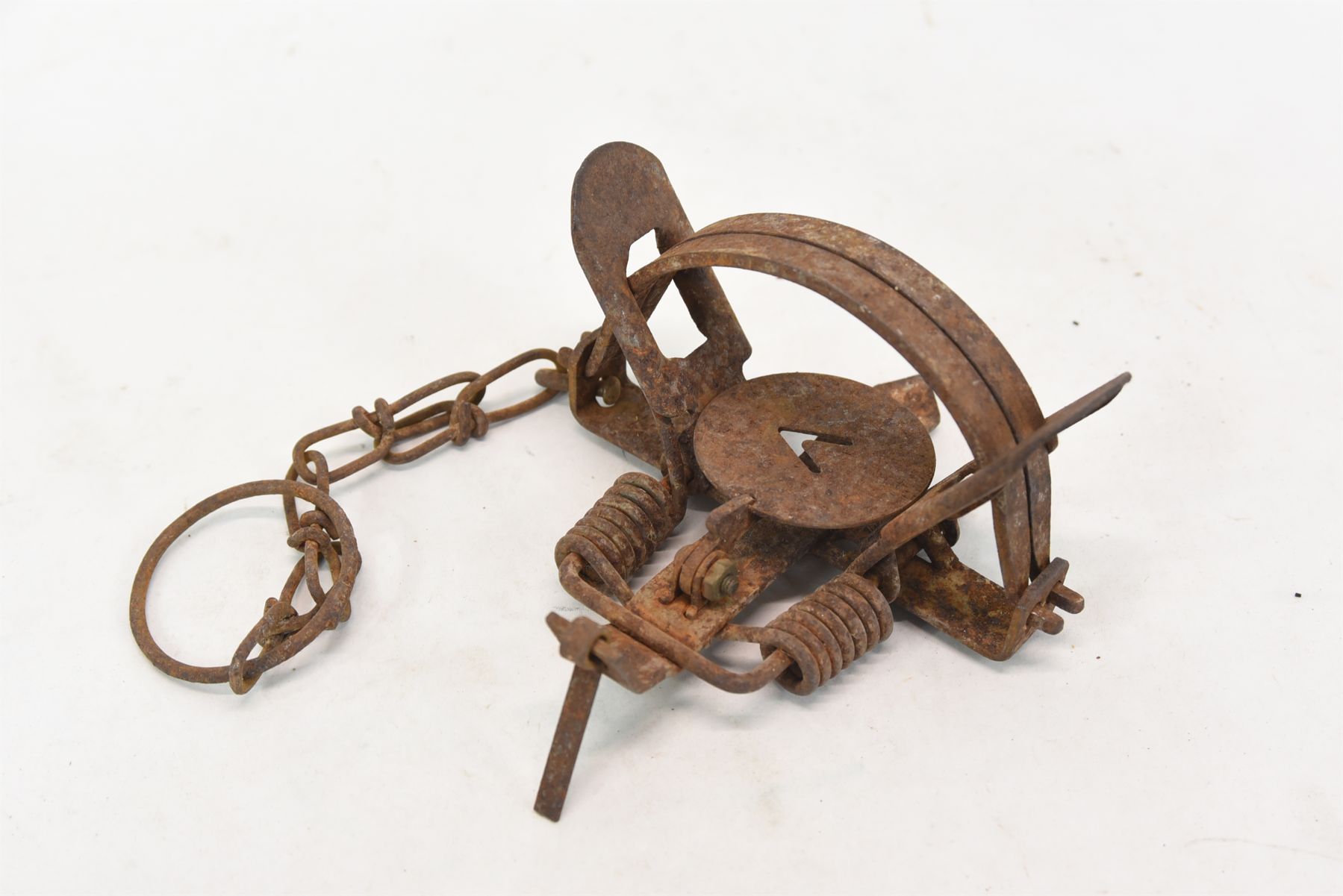 Antique Spring Trap - Landsborough Auctions