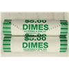 Image 1 : 2-$5 ROLLS OF 2009-D ROOSEVELT DIMES BRILLIANT UNC