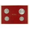 Image 1 : 1951 VATICAN 4 COIN MINT SET ORIGINAL MINT PACKAGE