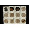 Image 2 : 12 ASSORTED WOODEN NICKELS, ELONGATED CENTS &