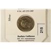 Image 3 : SILVER 253-268 A.D. GALLIENUS ANCIENT COIN