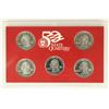Image 2 : 1999 US SILVER 50 STATE QUARTERS PROOF SET