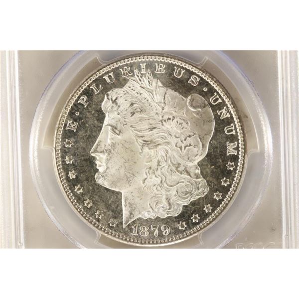 1879-S MORGAN SILVER DOLLAR PCGS MS65