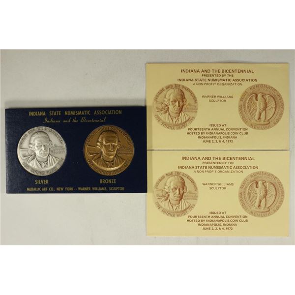 SILVER & BRONZE MEDALS BY MEDALLIC ART COMPANY