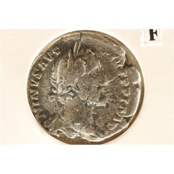 SILVER 138-161 A.D. ANTONINUS PIUS ANCIENT COIN