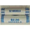 Image 1 : 2-$2 ROLLS OF 2010-D JEFFERSON NICKELS BRILLIANT