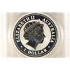 Image 2 : 2007 AUSTRALIA PIG SILVER DOLLAR PCGS MS69 1 OZ.