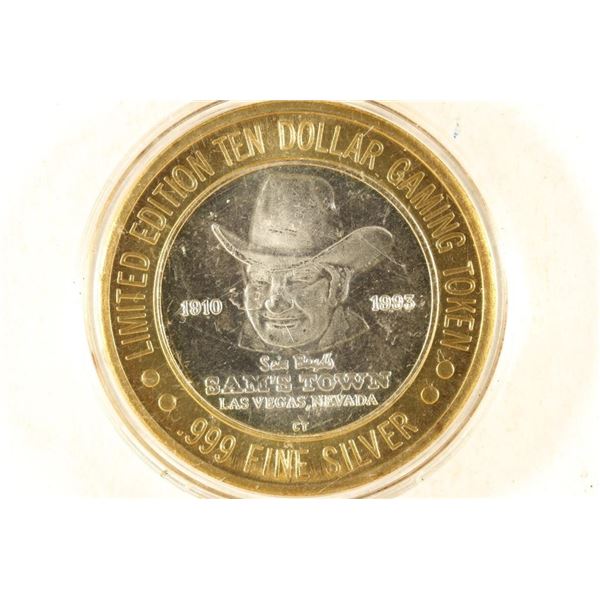 CASINO $10 SILVER TOKEN (UNC) SAM BOYD'S