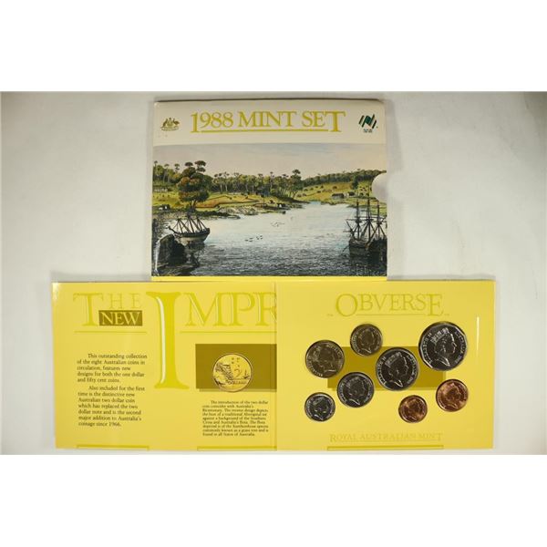 1988 AUSTRALIA MINT SET, ROYAL AUSTRALIAN MINT