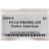 Image 3 : 2010-S NATIVE AMERICAN SACAGAWEA DOLLAR PCGS PR69