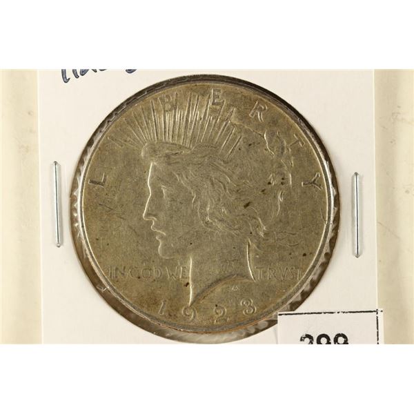 1923-D PEACE SILVER DOLLAR