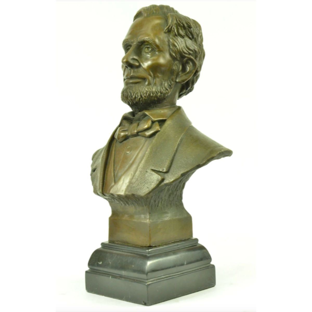 Abraham Lincoln Bronze Bust Sculpture