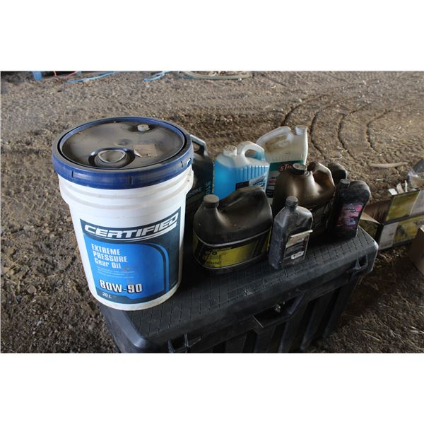 Gear Oil, Engine Oil, Brake Fluid etc. (partials)