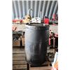 Image 1 : Oil Barrel (plastic) empty with Rotary Hand Pump