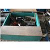 Image 1 : Hydraulic Related Wooden Box with Contents (Hydraulic Ram etc)