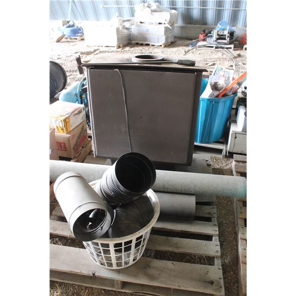 Wooden Stove with Chimney