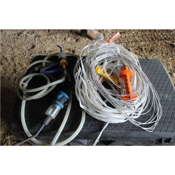 Livestock Liquid Applicators & Electric Fence Wire with Handles