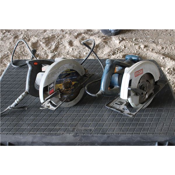 Ryobi Skilsaw (2) working