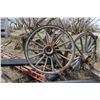 Image 7 : Various Wagon Wheels & Axels & Steel