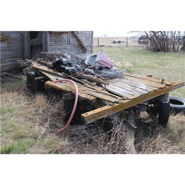 Wooden Flat Deck Trailer