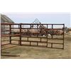 Image 2 : (4 X THE MONEY) 30' Free Standing Panel with 10' Swing Gate