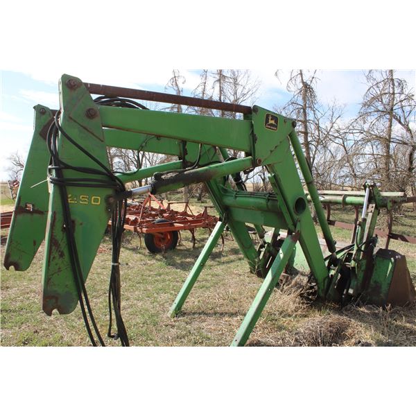 John Deere 260 FrontEnd Loader with Grapple Bodnarus Auctioneering