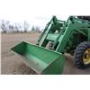Image 4 : John Deere 3140 with FWA JD 265 - 18.4 x 34 - new starter & muffler - 13,205 hours