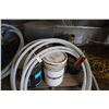 Image 1 : Pallet of Misc Pulleys, Hose, Fans