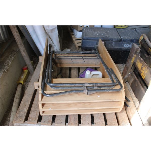 Saddle Stands - 1 Metal 1 Wood - Horse Related