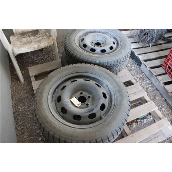 Comforser Tires and Rims 95 - 60R15 for a VW Jetta