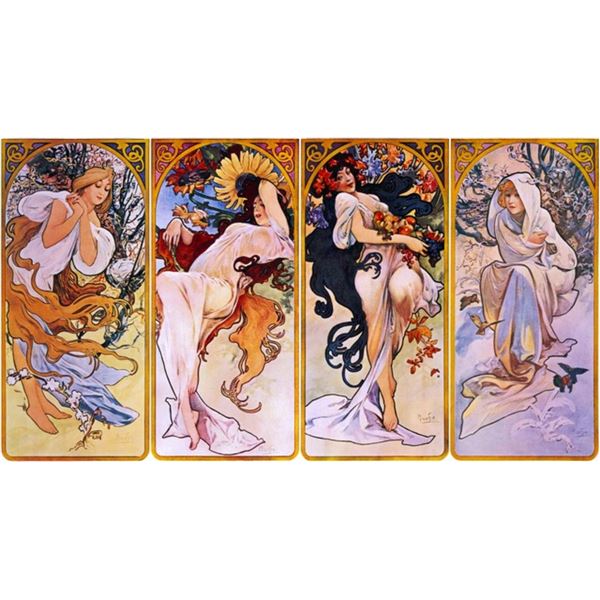 Alphonse Mucha - Four Seasons