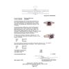 Image 5 : 2.56 ctw Square Step Rhodolite Garnet And Round Brilliant Cut Diamond Ring - 18K