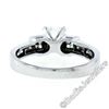 Image 9 : Estate 18kt White Gold 1.42 ctw GIA Certified Radiant Diamond Engagement Ring