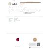 Image 6 : GIA Cert 4.54 ctw Ruby and Diamond Ring - 14KT White Gold