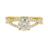 Image 2 : 1.04 ctw Diamond Ring - 18KT Yellow Gold