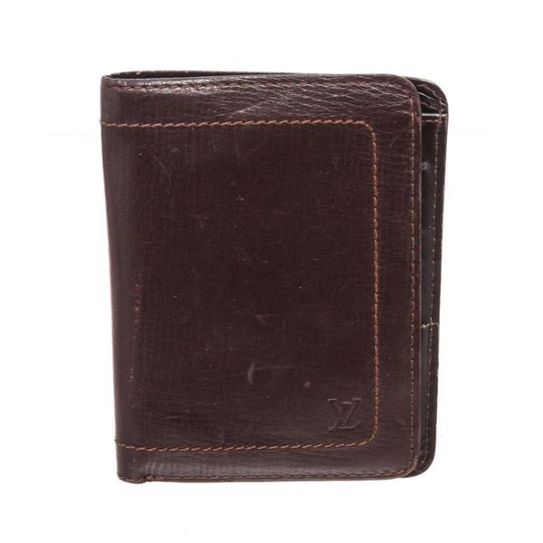 Louis Vuitton Brown Porte Mens Card Wallet