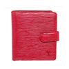 Image 1 : Louis Vuitton Red Epi Leather Compact Tab Wallet