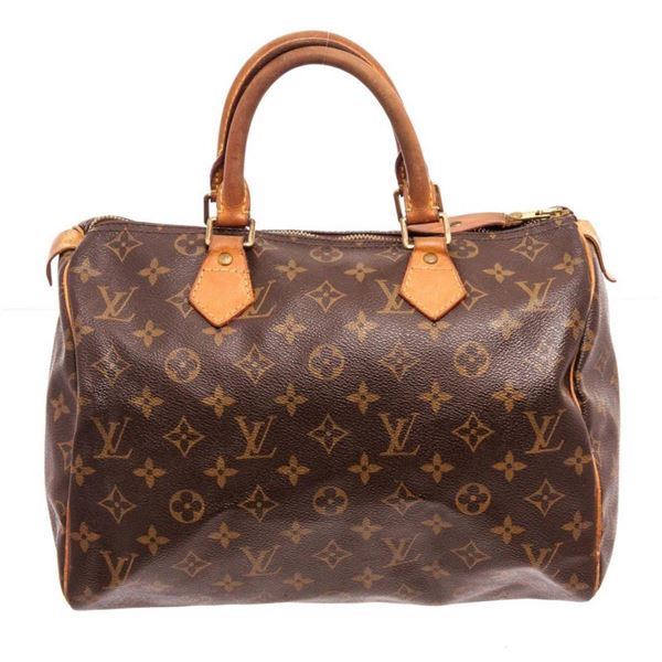 Louis Vuitton Brown Speedy 30cm Satchel Bag