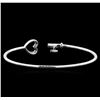 Image 2 : 0.15 ctw Diamond Bracelet - 14KT White Gold