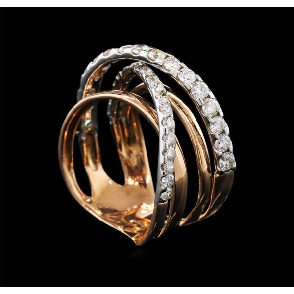 1.44 ctw Diamond Ring - 14KT Rose Gold