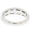 Image 5 : 18k White Gold 0.65 ctw Invisible Set Royal Blue Princess Sapphire Band Ring
