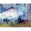 Image 1 : Claude Monet - Saint Lazare Station in Paris