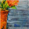 Image 2 : Impasto Orange Floral by Fallas Original