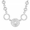 Image 1 : 14k White Gold 1.50 ctw Diamond Necklace, (SI2-I1/H-I)