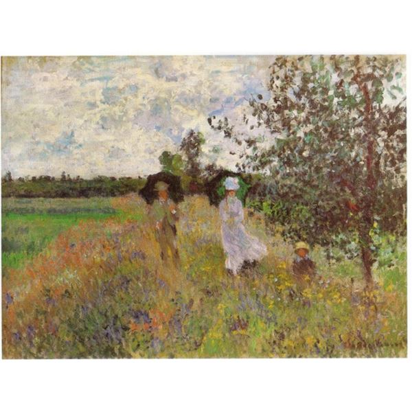 Claude Monet - Promenade a Argenteuil 1875