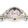 Image 4 : Rolex Ladies 2 Tone Pink Mother Of Pearl Roman & Sapphire Datejust Wristwatch 26