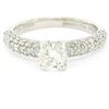 Image 3 : 14kt White Gold Gabriel & Co. 2.40 ctw Diamond Engagement Ring and Wedding Band